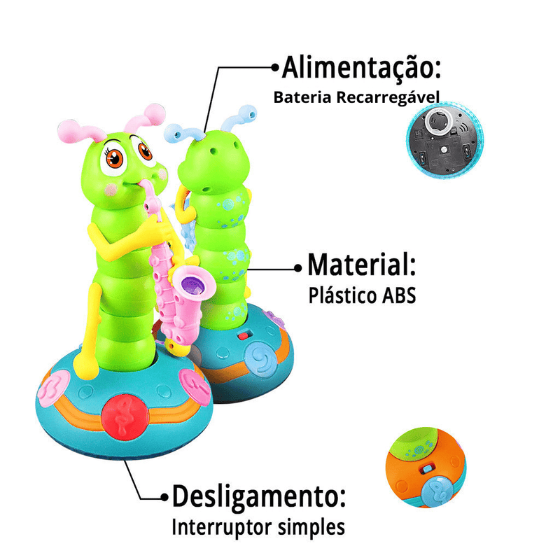 Lagarta Baby - A Melhor Amiga Do Seu Filho (a) - Frete Grátis